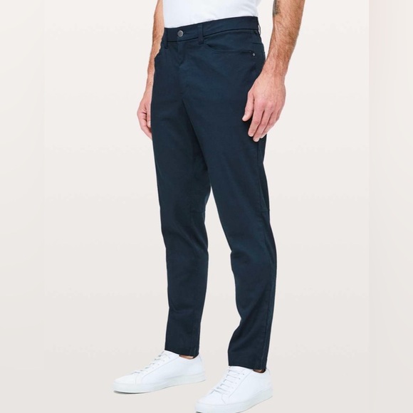Lululemon ABC Pant Slim - Warpstreme 30x29.5 - True Navy - Picture 1 of 8